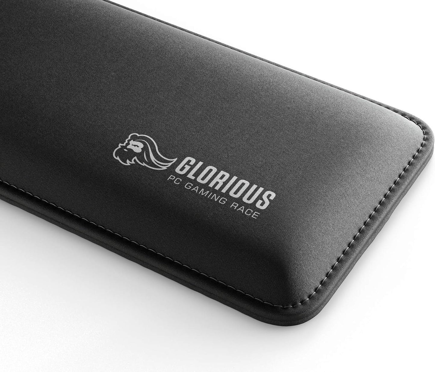 Glorious Soft Padded Gaming Wrist Rest (Compact (Slim), Black)