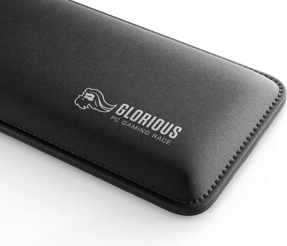 Glorious Soft Padded Gaming Wrist Rest (Compact (Slim), Black)