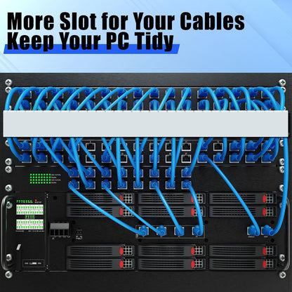 Open Slot Wiring Raceway Cable Duct, 123in Cable Management Channel Cord Track,Desk Wire Channel, Under Desk Cable Management to Hide Cables, Wires for Computers (Black, 1.57" Hx1.57"W, 15.4''L(8 Pc))