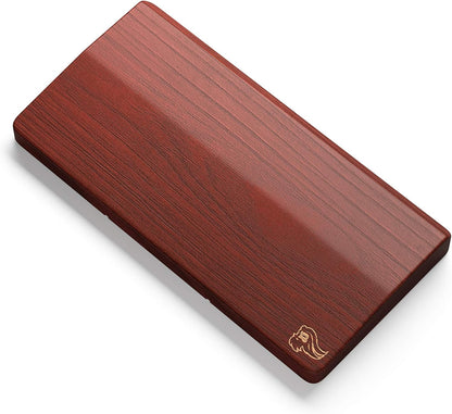 GLORIOUS Gaming Wooden Keyboard Wrist Rest (Compact) - White Ash Wood, Medium-Coarse Grain, Smooth Surface, Sweat & Oil Resistant, Easy Clean, Anti-Slip Rubber Base, 13" x 4" x 0.79" - Onyx