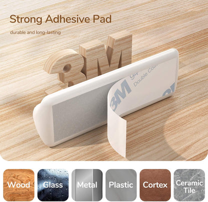 Syncwire Clear Cable Clips - Cord Holders - Self Adhesive Cable Management Organizer - Home, Office, Cubicle, Car, Nightstand, Desk Accessories - Gift Ideas Men, Women, Dad, Mom (5 Packs/15 Slots)