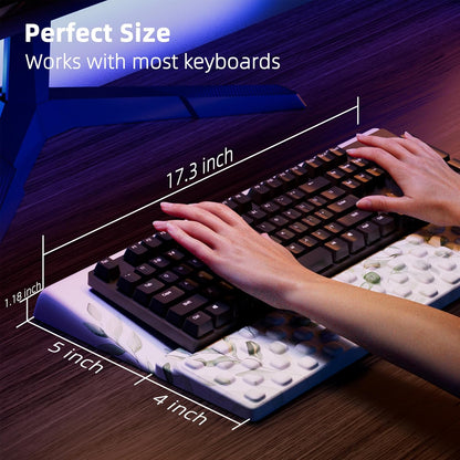 Ospelelf Keyboard Wrist Rest, Comfortable Ergonomic Keyboard Stand Riser Holder for Office Home