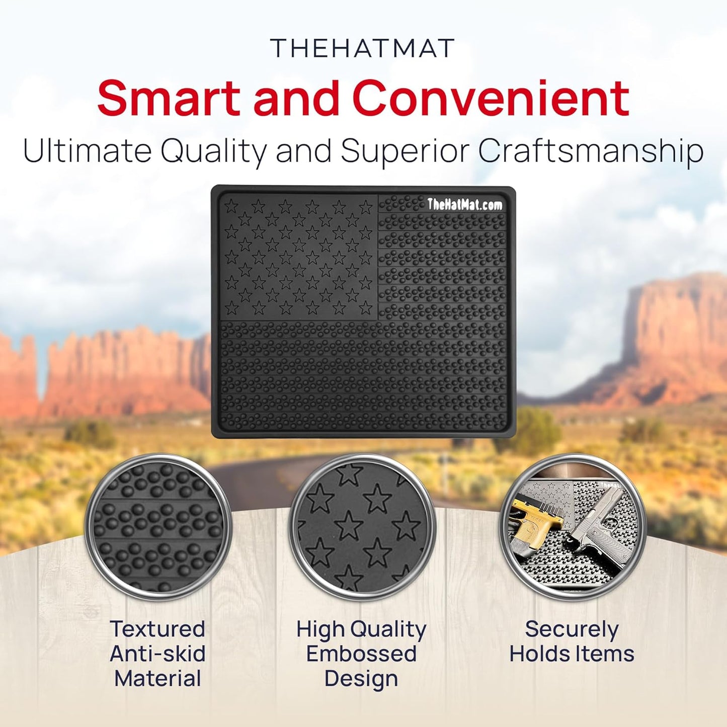 EDC Soft Dump Pad - EDC Valet Tray All for Everyday Carry Rubber, Non Skid Key Tray & Desk Organizer, Anti-Slip, Scratch-Resistant & Easy to Clean, Perfect for Home, Office or Anywhere