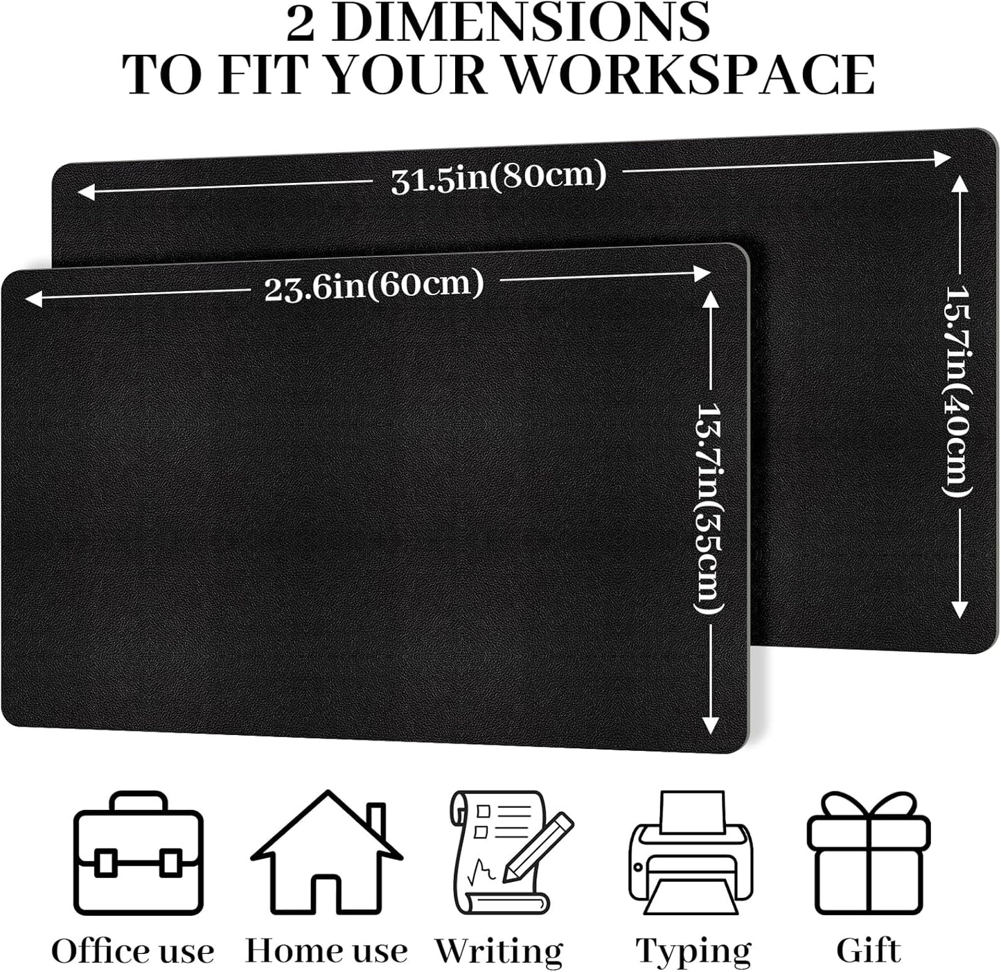 Mouse Pad and Keyboard Wrist Rest, 3-in-1 Large Keyboard and Mouse Pad Set, Ergonomic Wrist Rest for Computer Keyboards, Non-Slip Desk Mat Protector for Women (Purple Pink, 31.5" X 15.7")