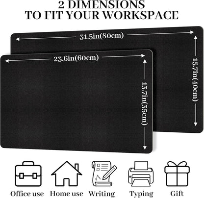 Mouse Pad and Keyboard Wrist Rest, 3-in-1 Large Keyboard and Mouse Pad Set, Ergonomic Wrist Rest for Computer Keyboards, Non-Slip Desk Mat Protector for Women (Purple Pink, 31.5" X 15.7")