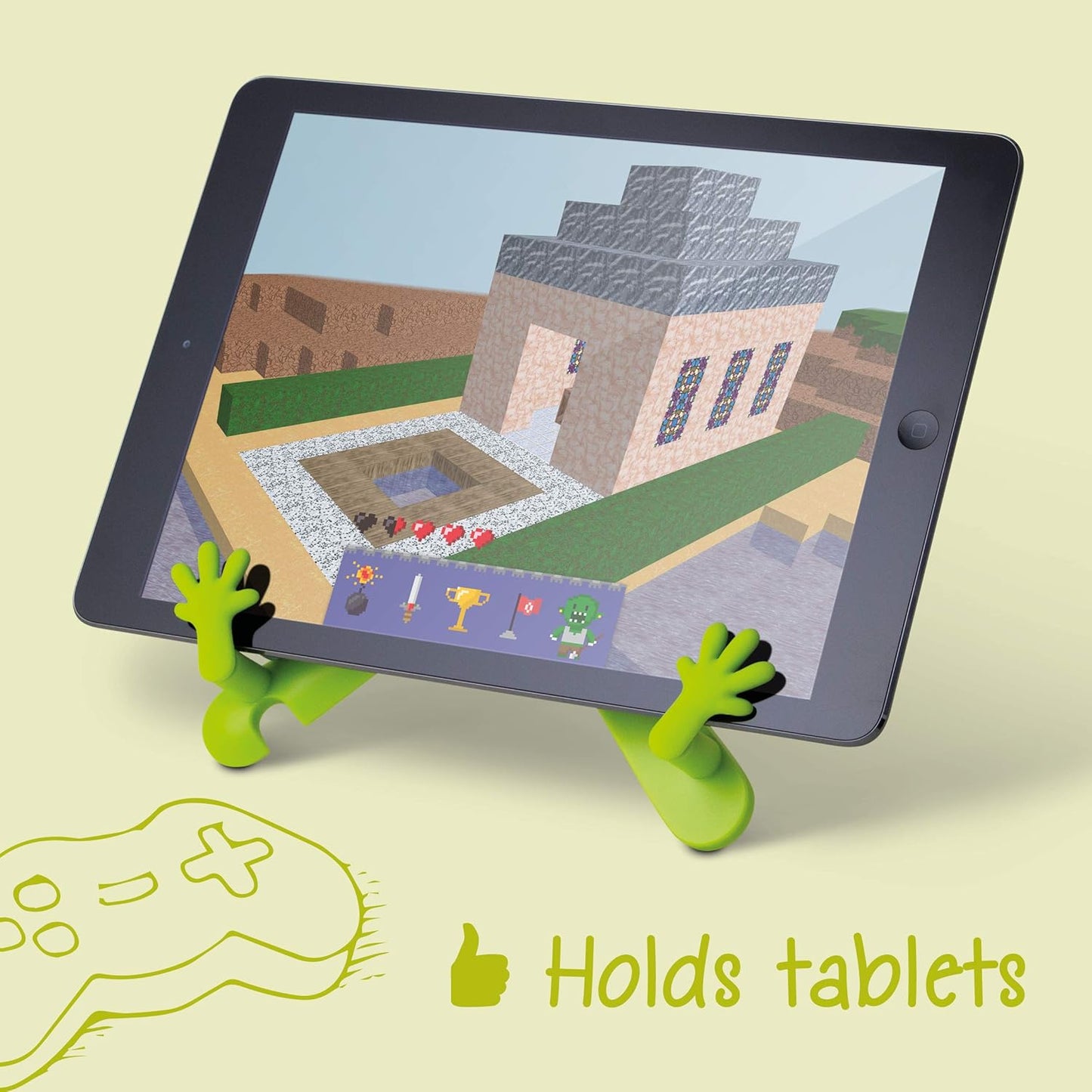 IF The Hands Stand, Hands Free Reading Tablet & Book Holder - Aubergine