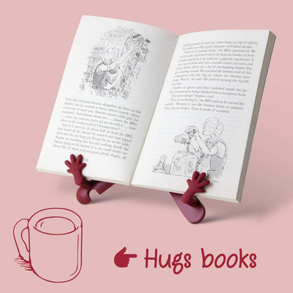 IF The Hands Stand, Hands Free Reading Tablet & Book Holder - Aubergine