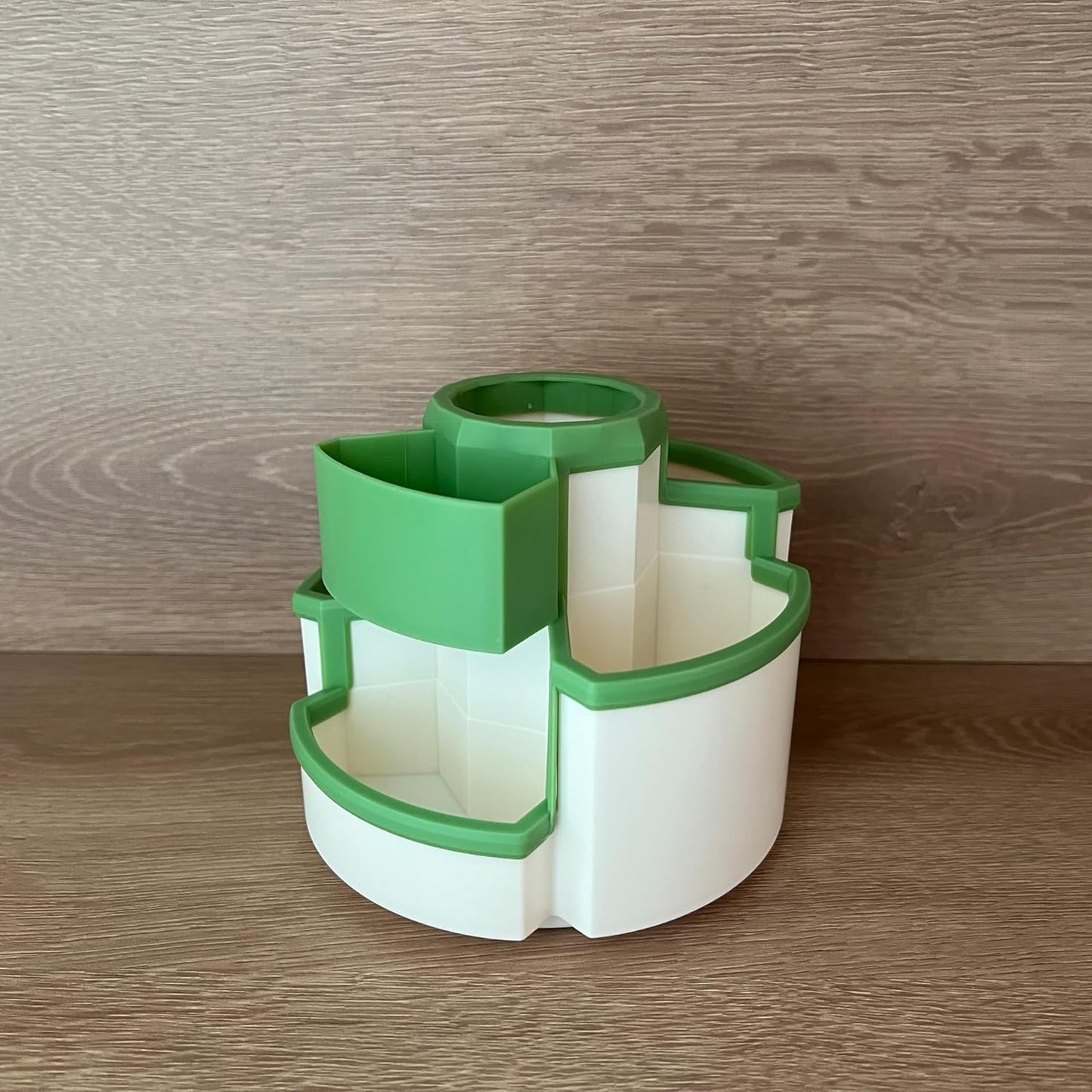 Pencil Pen Holder Desk Organizers Green Desktop Storage Stationery Supplies, Cute Cup Pot for Office, School, Art Supply