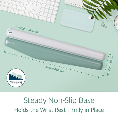Kensington Duo Gel Loop Wrist Rest for Keyboard, Wrist Pad for Full Size Keyboard, Ergonomic Wrist Pad, Non-Skid Computer Pad with Wrist Support, Pink K62679WW, 17.7" x 3.7"x 0.9”