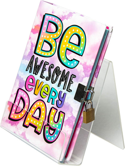 Clear-Ad - Acrylic Book Display Stand 8.5x11 - Tabletop Cookbook Recipe Holder - Table Top Easel - Paper & Picture Holder - Artwork Display - Flyer & Magazine Holder - LHS-8511 (Pack of 6)