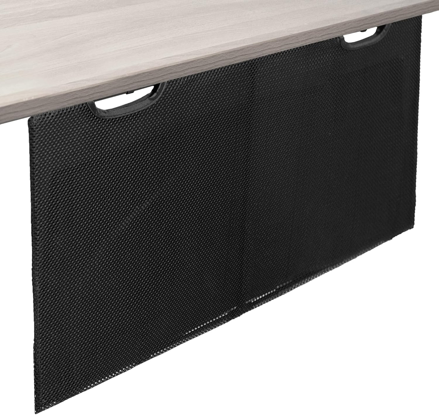 VIVO 60 inch Under Desk Privacy and Cable Management Organizer Sleeve, Wire Hider Kit Panel System, Black, DESK-SKIRT-60