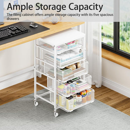 Sbanmao Letter/Legal Rolling File Cart with 2 Storage Drawers, Under Desk Storage, Vertical Filing Cabinet for Home Office, Hanging File Folders Organizer, Mobile Utility Cart Printer Stand, Black