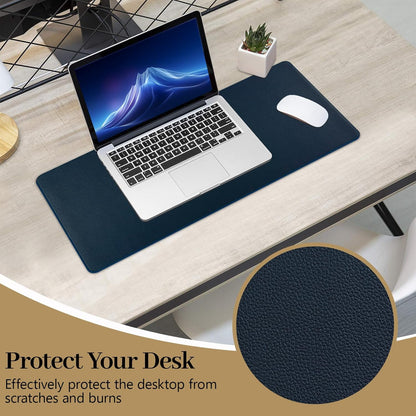 Green Desk Pad and Keyboard Wrist Rest, 3in1 Mousepad + Keyboard Wrist Rest+Mouse Wrist Rest for Home Office Table Computer Cover. (31.5×15.7,Green)