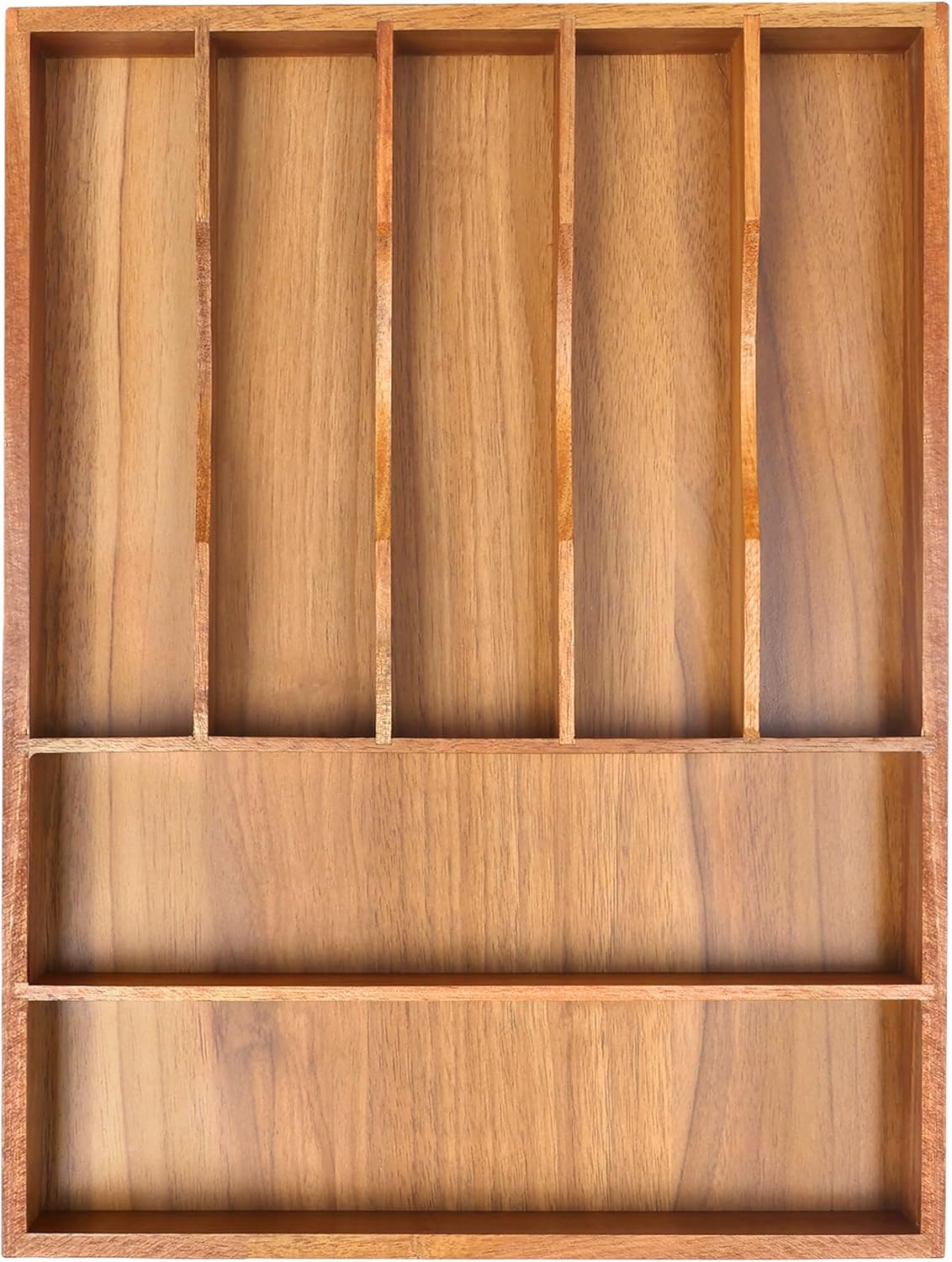 Kitchen Silverware Drawer Organizer and Storage Flatware Cutlery Utensil Holder Spice Rack Containers Bathroom Counter Cabinet Office Desk Makeup Drawer Tray Kitchen and Dining Tools Decor Accessories