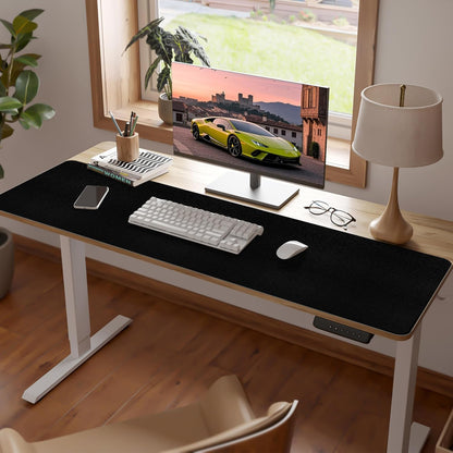 Mouse Pad and Keyboard Wrist Rest, 3-in-1 Large Keyboard and Mouse Pad Set, Ergonomic Wrist Rest for Computer Keyboards, Non-Slip Desk Mat Protector for Women (Purple Pink, 31.5" X 15.7")