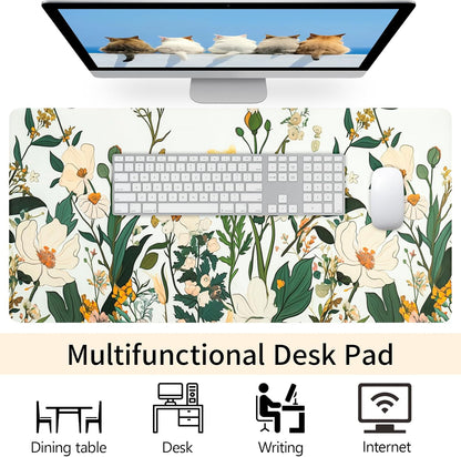 Wrist Rest for Computer Keyboard and Mouse, Ergonomic Design Wrist Support Pad for Keyboard, Soft Memory Foam Desk Pads Support Hand and Arm Easy Typing Pain Relief, 2 Piece Pad, Cream Pink