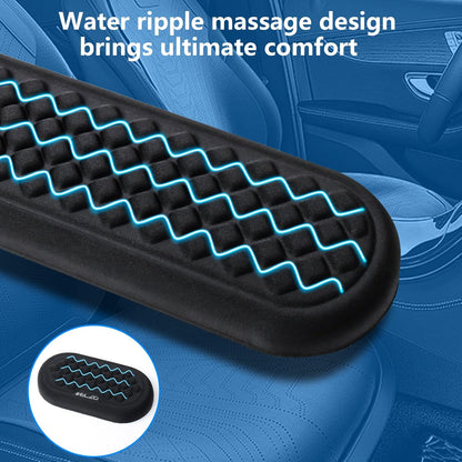 ELZO Wrist Rest for Keyboard, Soft Memory Foam Wrist Support, Ergonomic, Non-Slip for Computer Keyboard, Made Easy Typing & Relieve Wrist Pain, Black