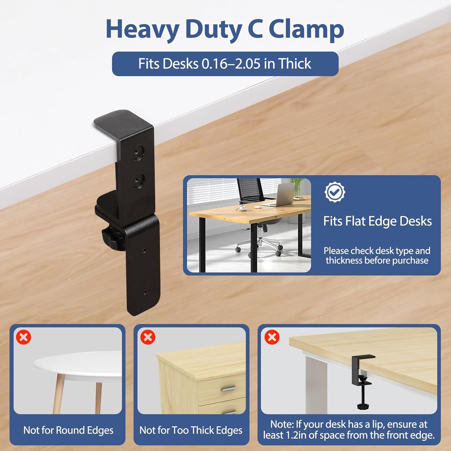 360 Rotating Under Desk Drawer Organizer with Cup Holder Clamp On Desk Drawer No Drilling Table Management Tray Anti-Slip Swivel Pencil Drawer Under Table Storage Easy Install for Home Office