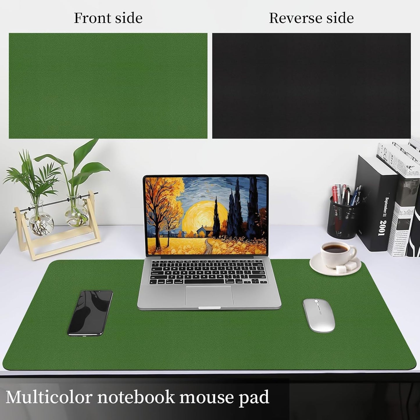 Mouse Pad and Keyboard Wrist Rest, 3-in-1 Large Keyboard and Mouse Pad Set, Ergonomic Wrist Rest for Computer Keyboards, Non-Slip Desk Mat Protector for Women (Purple Pink, 31.5" X 15.7")