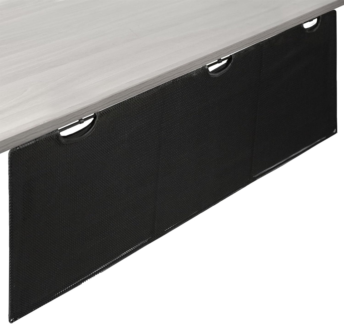 VIVO 60 inch Under Desk Privacy and Cable Management Organizer Sleeve, Wire Hider Kit Panel System, Black, DESK-SKIRT-60