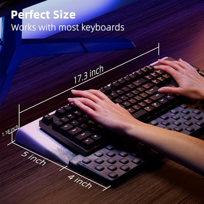 Ospelelf Keyboard Wrist Rest, Comfortable Ergonomic Keyboard Stand Riser Holder for Office Home