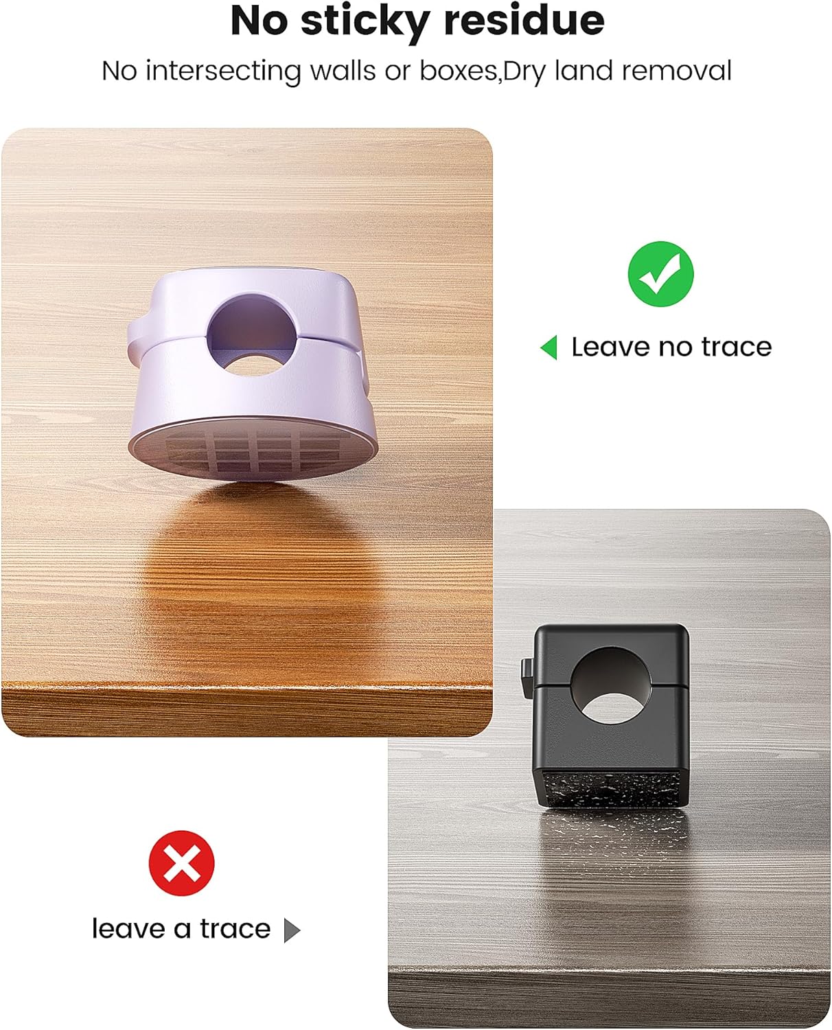 6 Pack Magnetic Cable Clips – Cord Organizer & Holder, Toocki Adhesive Cable Management, Wire Holder for USB Charging Cables, Ideal for Home, Office, Car, Desk, and Nightstand-Purple