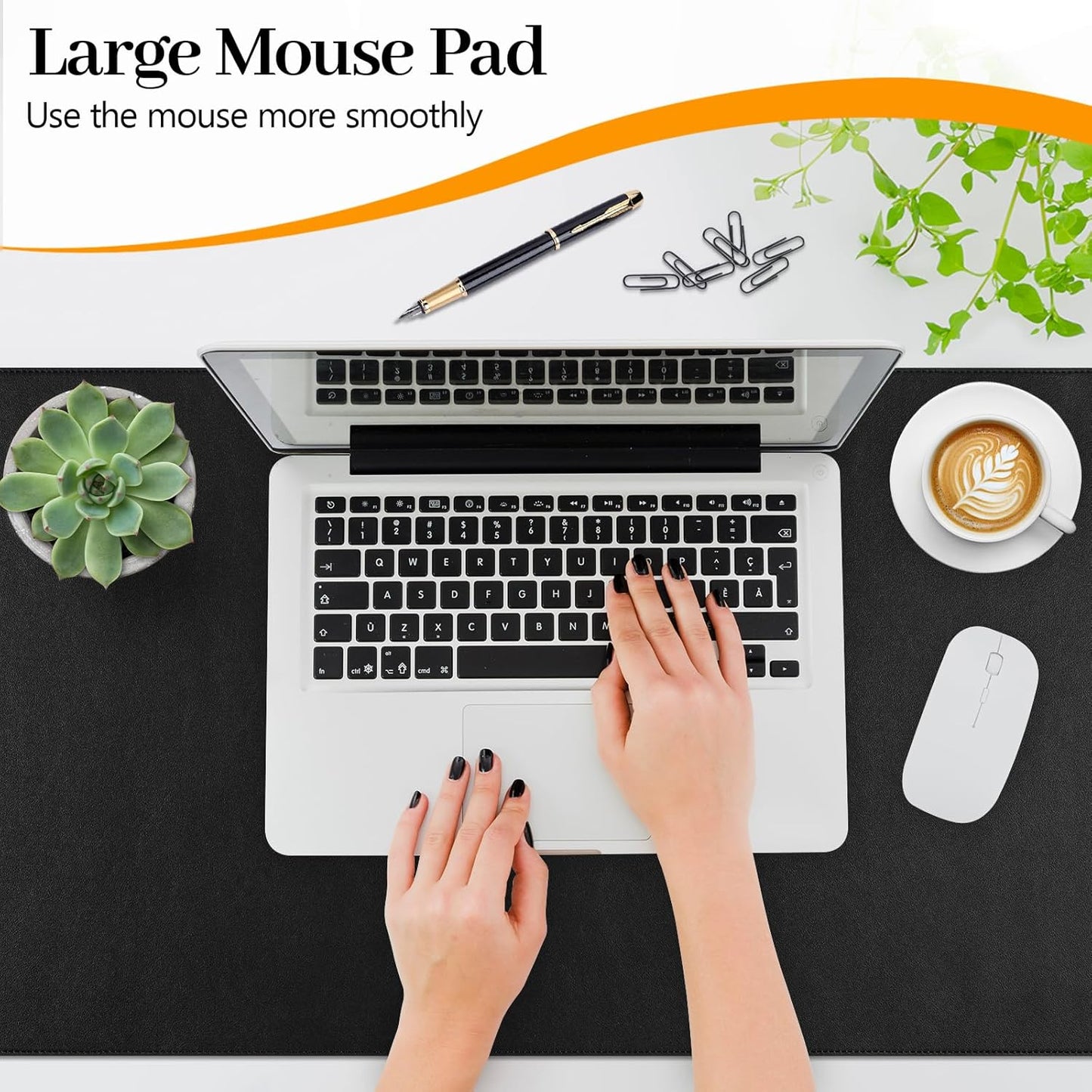 Green Desk Pad and Keyboard Wrist Rest, 3in1 Mousepad + Keyboard Wrist Rest+Mouse Wrist Rest for Home Office Table Computer Cover. (31.5×15.7,Green)