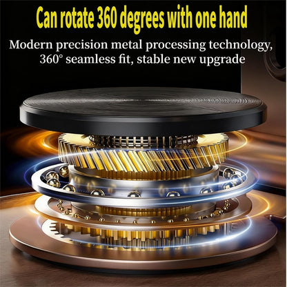 Adjustable Cell Phone Stand,360 Rotating Foldable Desktop Cellphone Stand with Anti-Slip Base Portable Phone Holder for iPhone 17 16 15 14 13 Pro Max, All Smart Phones, iPad