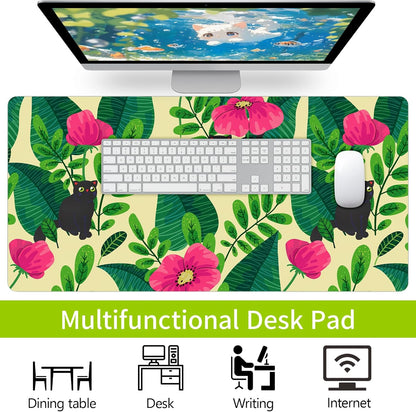 Wrist Rest for Computer Keyboard and Mouse, Ergonomic Design Wrist Support Pad for Keyboard, Soft Memory Foam Desk Pads Support Hand and Arm Easy Typing Pain Relief, 2 Piece Pad, Cream Pink
