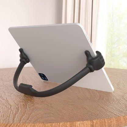 Honsky Thumbs-up Cell Phone Stand Holder,Tablet Stand Cradle for Desk Desktop Smartphone Cellphone Mobile Phone,Tablets - Universal, Adjustable Flexible,Blue