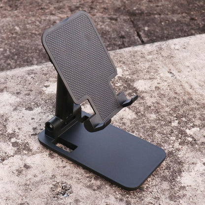 3 Pcs Cell Phone Stand,Fully Foldable and Angle Height Adjustable with Silicon Pad Cell Phone Holder for Desk, Office, Tablet Stand Compatible with All 4-10 Inches Smartphone and Tablet(Black)