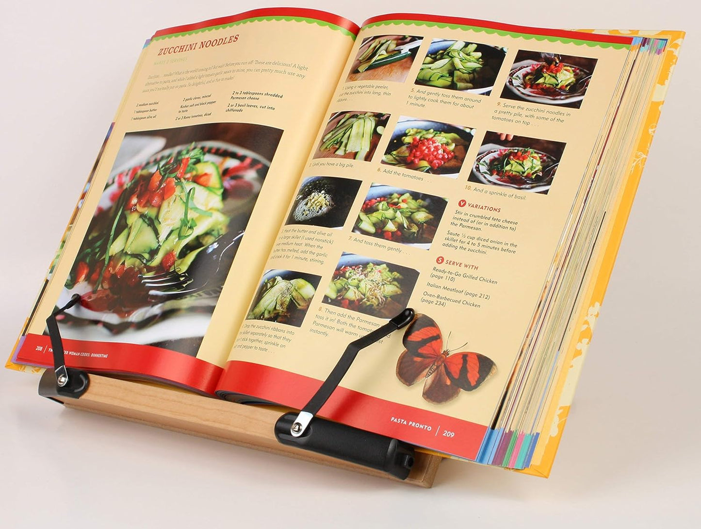 BS2500 Large 16x10.5 Portable Adjustable Foldable Bookstand Holder for Reading Hands Free Large Thick Heavy Textbooks Cookbooks Tablets