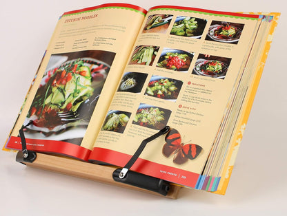 BS2500 Large 16x10.5 Portable Adjustable Foldable Bookstand Holder for Reading Hands Free Large Thick Heavy Textbooks Cookbooks Tablets