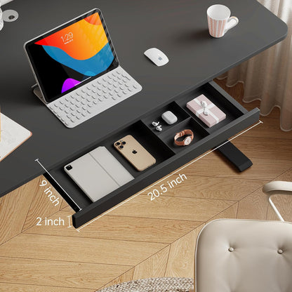 Under Desk Storage Drawer, 15.5Inch Shallow Under Desk Drawer Organizer
