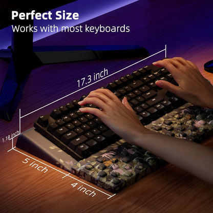 Ospelelf Keyboard Wrist Rest, Comfortable Ergonomic Keyboard Stand Riser Holder for Office Home