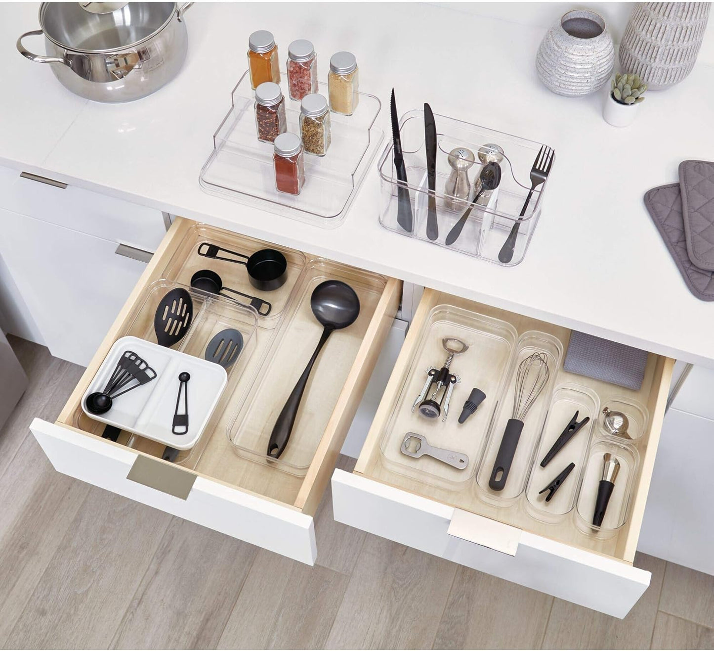 iDesign Crisp Drawer Organizer, Clear
