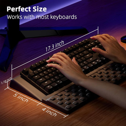 Ospelelf Keyboard Wrist Rest, Comfortable Ergonomic Keyboard Stand Riser Holder for Office Home