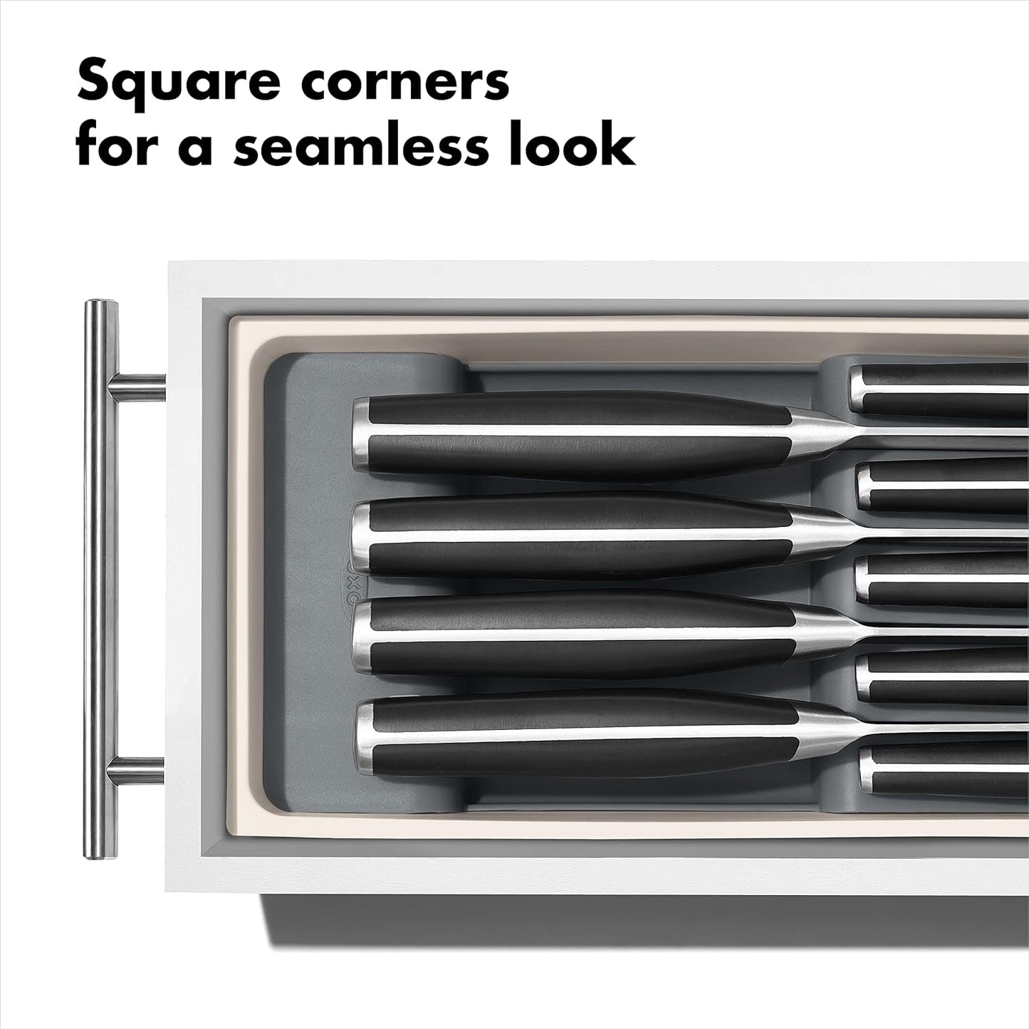 OXO Good Grips Drawer, Large Expandable Kitchen Tool Organizer, White