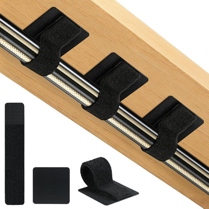 Cable Management Under Desk, Znben Detachable Cable Straps Heavy Duty Hook and Loop Cable Ties Reusable 20 Pack