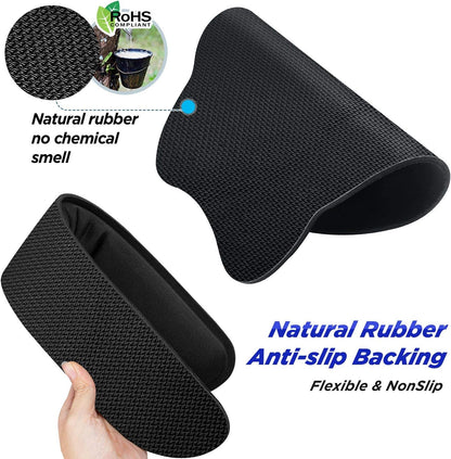 Gimars Upgrade Enlarge Superfine Fibre Soft Smooth Gel Ergonomic Mouse Pad Wrist Support and Keyboard Wrist Rest for Computer, Laptop, Mac, Gaming and Office, Durable, Comfortable and Pain Relief