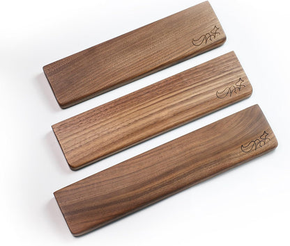 Keyboard Wrist Rest Suitable for 75% Keyboards,Ergonomic Wooden Wrist Rest for Computer Keyboard,12.8" Compact Mechanical Keyboard Rest-Wrist Pad for Comfortable Typing and Gameing