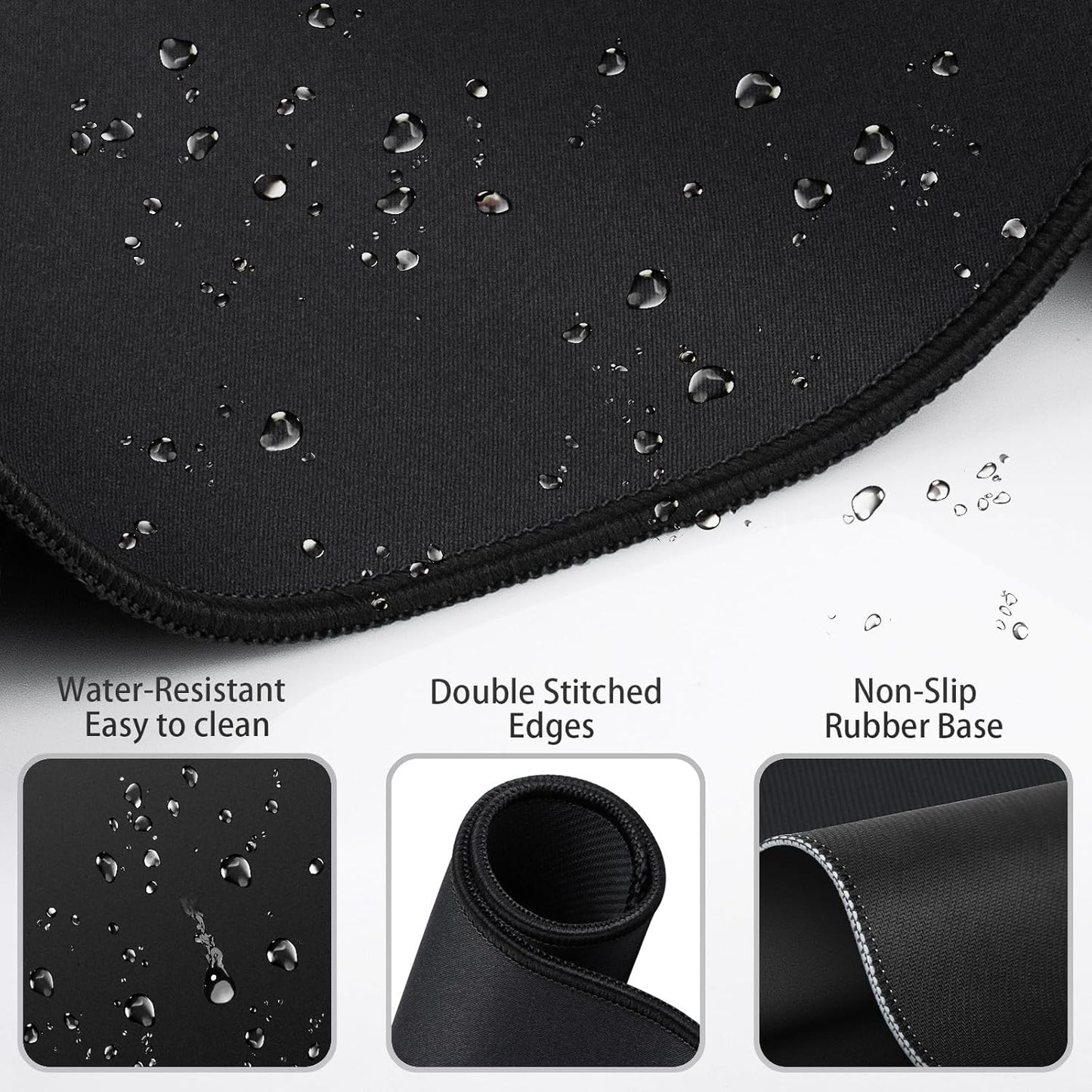 Desk Mat, Large Gaming Mouse Pad with Wrist Rest, 4in1 XXL Mousepad+Keyboard Wrist Rest+Mouse Pad Wrist Support+Cup Coaster Set Ergonomic Floral Computer Desk Arm Wrist for Decor Home Office Women