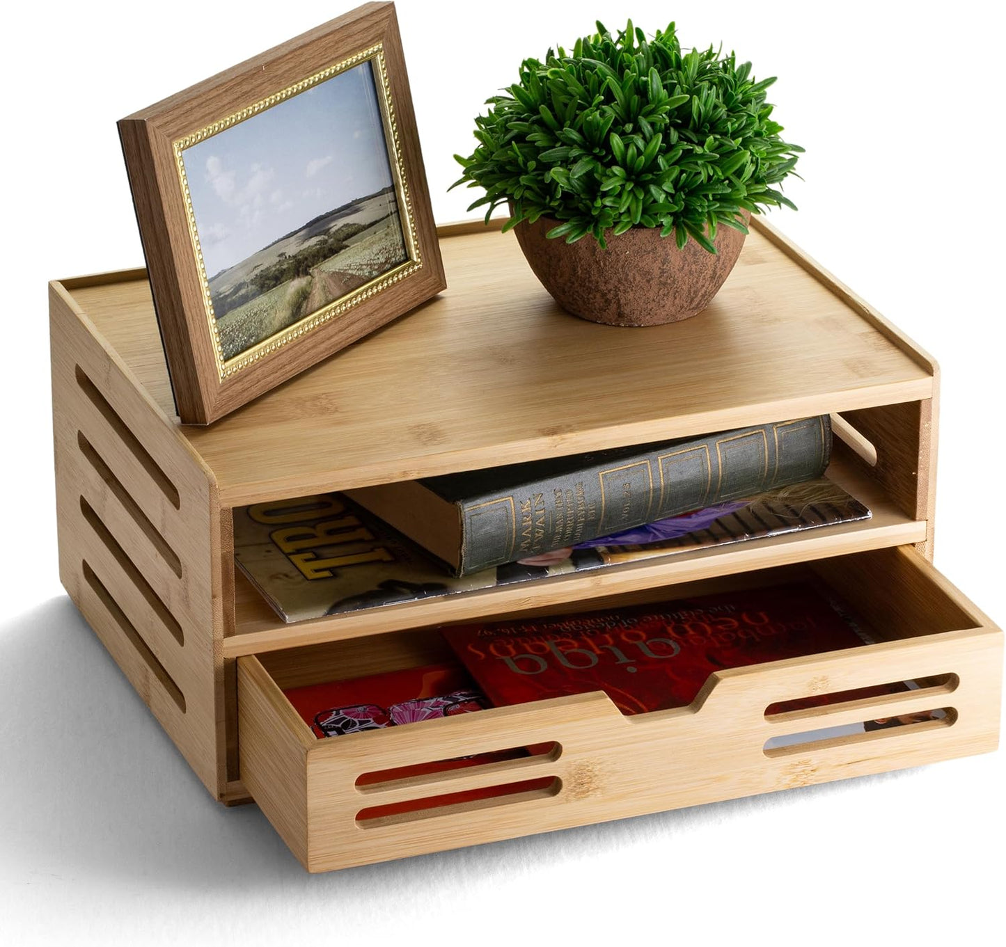 Achieva Bamboo Desk Organizer (71001)