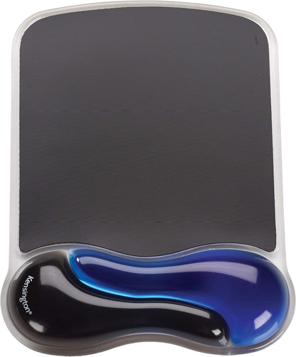 Kensington Duo Gel Mouse & Keyboard Wrist Rest Bundle Set, Ergonomic Keyboard and Mouse Pad With Wrist Support, Keyboard Wrist Rest, Computer Keyboard Pad, Cooling Gel, Non-Skid Backing, Blue K52920WW