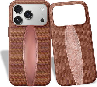 Switchbands Universal Phone Grip Strap – Customizable Phone Holder for Hand, Wireless Charging Safe Phone Handle Grip, Reuseable Phone Strap for iPhone, Samsung & Android Cases - Metallic Rose