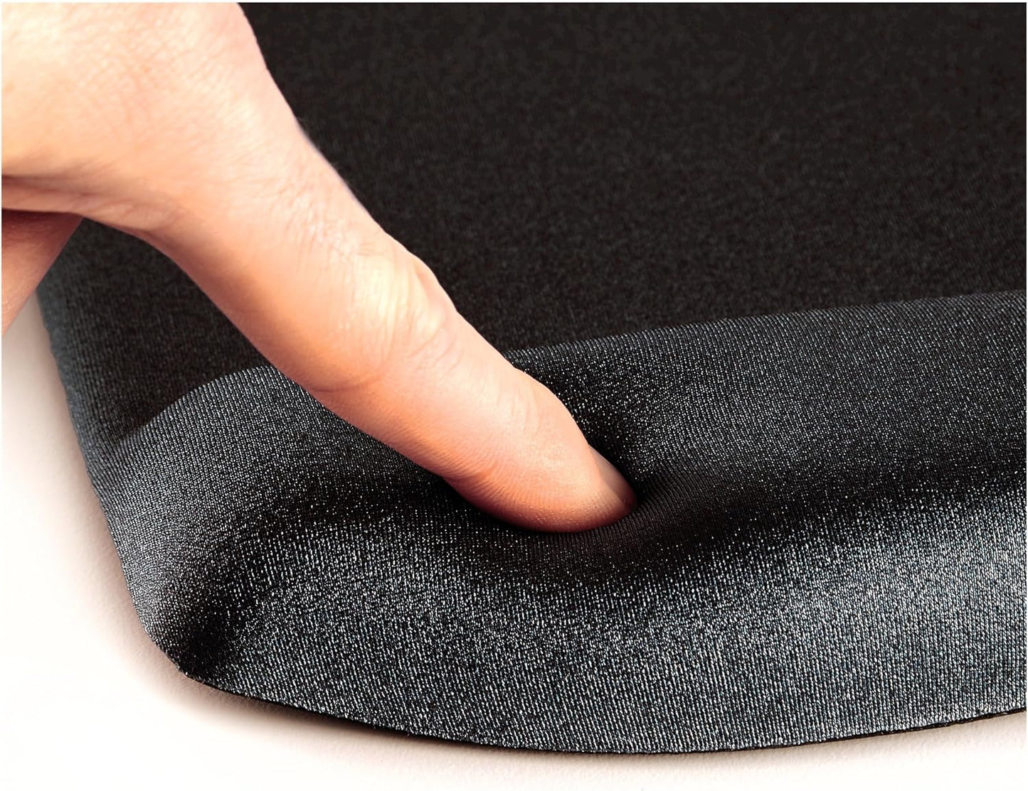 Fellowes PlushTouch Foam Keyboard Wrist Rest with MICROBAN - Black (9252101)