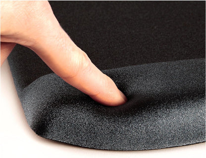 Fellowes PlushTouch Foam Keyboard Wrist Rest with MICROBAN - Black (9252101)