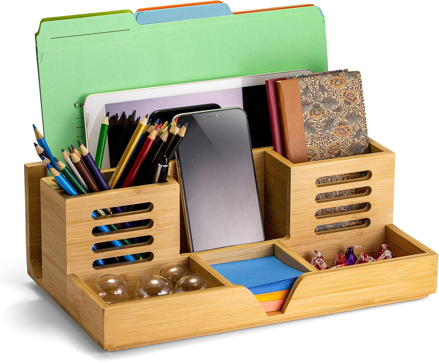 Achieva Bamboo Desk Organizer (71001)