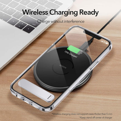 ESR Boost Phone Kickstand, Vertical and Horizontal Stand, Adjustable Angle, Compatible with iPhone Air 17 Pro Max, iPhone 17e/16/15/14/13/12, Samsung Galaxy S26/S25/S24/S23 Series, Google, Black