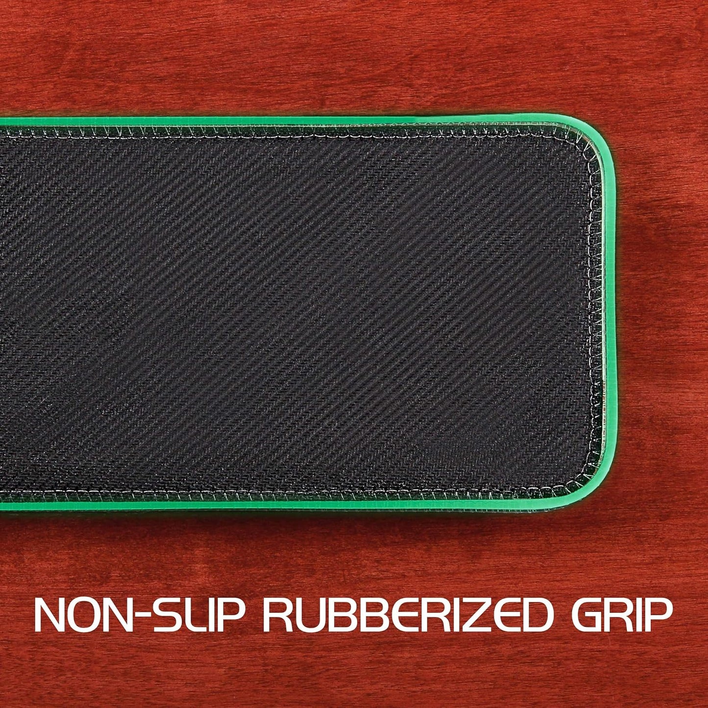 ENHANCE Keyboard Wrist Rest - Keyboard Wrist Support with Memory Foam Pad and Premium Anti-Fray Stitching - Fits Full Size Boards Helps with Pain for PC, Laptop, Office Typing - Galaxy